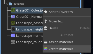 AutoMat plugin - automatically create and assign materials's icon