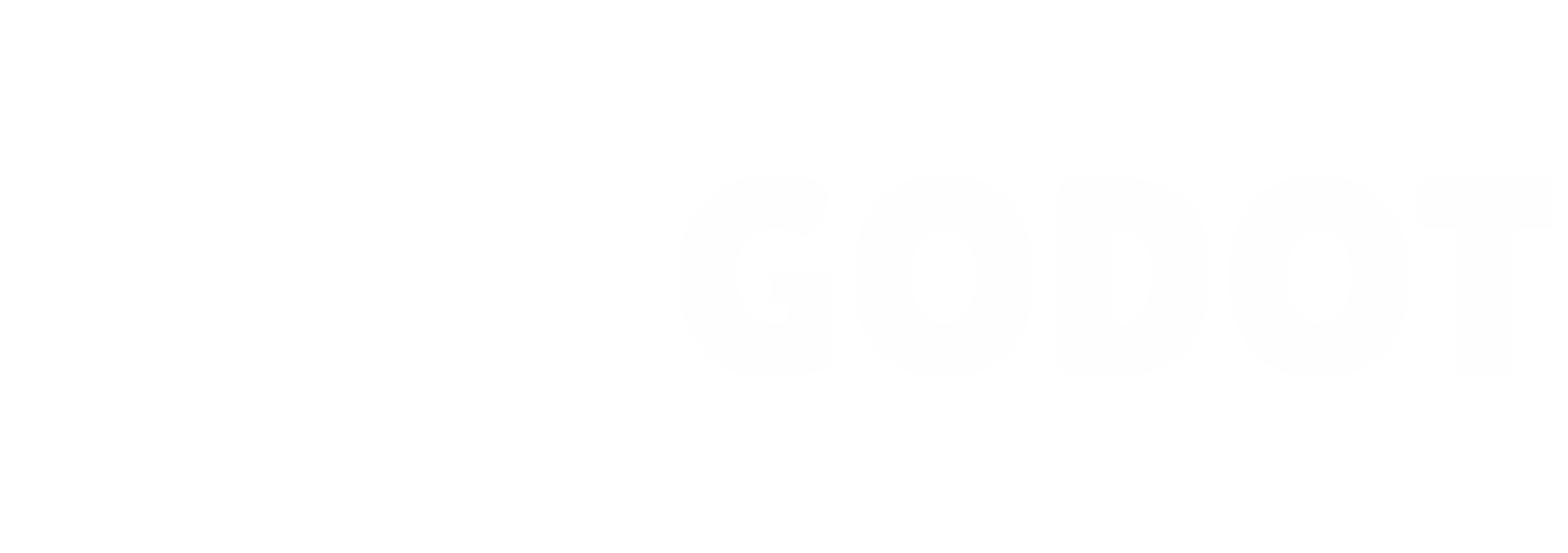 Godot Engine logo (monochrome for dark backgrounds)